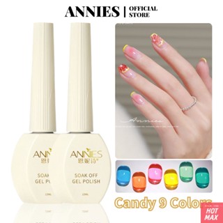 ANNIES Candy Nail Polish Gel 9 -color Glass Transparent Heat Sale [hotmax]