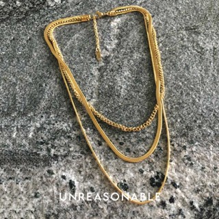 สร้อยคอ Stainless สีทอง Unreasonable Accessories UA0773-02