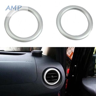 ⚡BABYCITY-TH⚡Air Vent Cover Silver ABS Plastic Car Accessories Interior Parts Matte⚡NEW 7