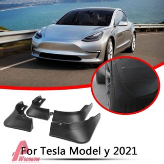 ชุดบังโคลน สําหรับ Tesla Model Y 2021 [Woodrow.th]