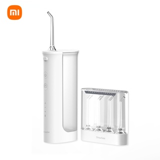 Xiaomi Showsee เครื่องรดน้ําในช่องปาก แบบพกพา กันน้ํา ทําความสะอาดฟัน ชาร์จ USB อัลตราโซนิก ทันตกรรม Scaler ฟัน ล้างช่องปาก ฟัน