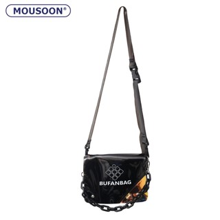 MOUSOON กระเป๋าสะพายสตรี Messenger Bag PVC Jelly Bag Chain กระเป๋าทรงเหลี่ยมใบเล็ก