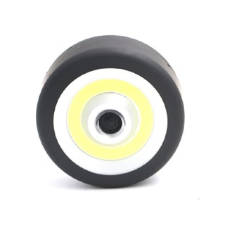 COB LED Round Flashlight Torch Car Inspection Camping Light Magnetic Hook