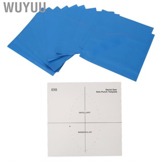 Wuyuu 36 Sheet Dental Rubber Dam  Free Unscented Hygienic Isolation Barrier EJJ