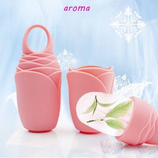 Aroma ลูกกลิ้งซิลิโคน ใช้ซ้ําได้ สําหรับนวดหน้า ยกน้ําแข็ง