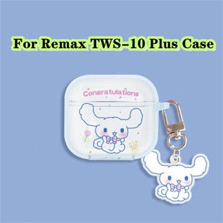 【ของแท้】เคสหูฟัง แบบนิ่ม ลายการ์ตูนน่ารัก สําหรับ Remax TWS-10 Plus Remax TWS-10 Plus