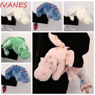 Ivanes หมอนตุ๊กตานุ่ม รูปการ์ตูนไดโนเสาร์นอน มีปีก สีเขียว สําหรับตกแต่งบ้าน