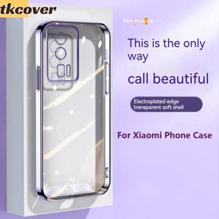 เคสโทรศัพท์มือถือ TPU นิ่ม แบบใส สําหรับ Xiaomi Poco F5 X5 Pro M5S F4 F3 GT