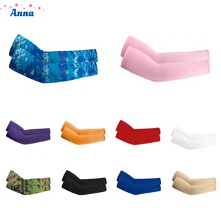 【Anna】Silk Sleeves For Outdoor Activities Quick-drying 1 Pair Breathable And Elastic