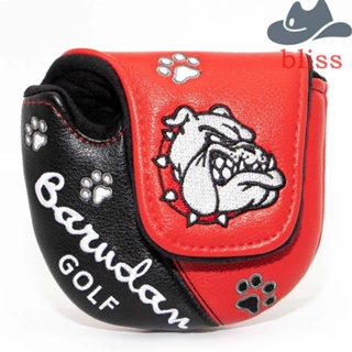 Bliss Bulldog ปลอกคลุมหัวไม้กอล์ฟ หนัง PU ป้องกันรอยขีดข่วน