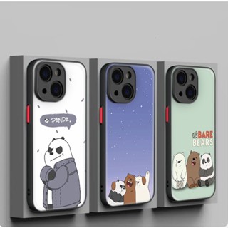 เคสโทรศัพท์มือถือแบบนิ่ม ลาย We Bare Bears SXB60 สําหรับ iPhone 12 13 Plus 14 Pro Max