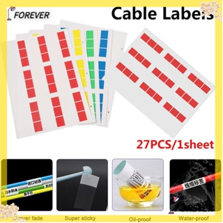Forever ฉลากไฟเบอร์ออแกไนเซอร์ กันน้ํา หลากสี สําหรับจัดระเบียบสายเคเบิ้ล