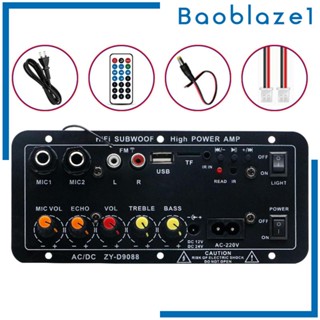 [Baoblaze1] บอร์ดขยายเสียงซับวูฟเฟอร์ USB การ์ด TF 220V 12V 24V Mini เชื่อมต่อกับโทรศัพท์ สําหรับร้านค้า EU