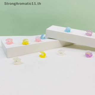 Strongaromatic เปลือกหอยมุกเรซิ่น กลิตเตอร์ หลากสี สําหรับตกแต่งสมุดภาพ DIY 5 ชิ้น