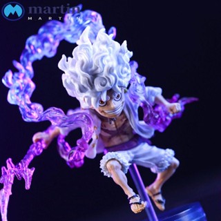 Martin โมเดลฟิกเกอร์ PVC รูปปั้นลิง D.Luffy Gear 5 10 ซม. สําหรับตกแต่ง