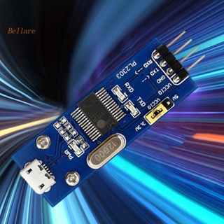 Pl2303 โมดูลอะแดปเตอร์ USB เป็น UART Micro-B Serial Communication Module 3LED USB เป็น Serial USB เป็นบอร์ด TTL [Bellare.th]