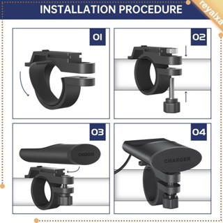 [Reyalxa] ที่ชาร์จโทรศัพท์มือถือ ติดแฮนด์บาร์รถจักรยานยนต์