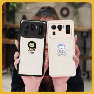 Back Cover soft shell Phone Case For Xiaomi 11 Ultra personality texture protective cute Dirt-resistant simple advanced youth