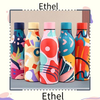 Ethel1 กระติกน้ําสุญญากาศ สเตนเลส สองชั้น 550 มล. สําหรับไวน์ เบียร์