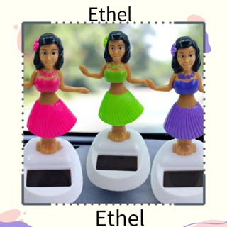 Ethel1 ตุ๊กตาเต้นรํา ฮาวาย สไตล์ตลก สําหรับตกแต่งรถยนต์