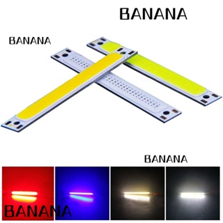 Banana1 สายไฟ LED COB 3.7V 1W 3W 60x8 มม. สีแดง สีขาว สีฟ้า สําหรับกลางแจ้ง