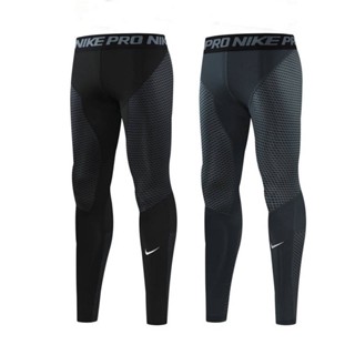 Tights Mens Bottoming High Elastic Training Pant Running Compression Pants Professional Sports Tight Elastic Pants Trendy Fitness Cropped 88CC