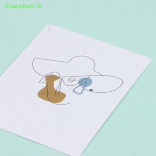 Peacellow ป้ายแท็กกระดาษ สําหรับใส่เครื่องประดับ สร้อยคอ ต่างหู 50 ชิ้น