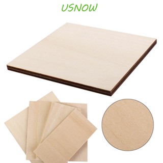 Usnow แผ่นบอร์ดไม้ ทรงสี่เหลี่ยมผืนผ้า DIY ของเล่นสําหรับเด็ก