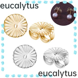 Eucalytus1 ตัวหยุดต่างหู ซิลิโคน 925S กันแพ้ อุปกรณ์เสริม สําหรับเครื่องประดับต่างหู