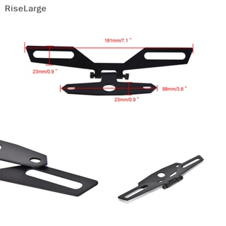 [RiseLarge] อุปกรณ์เมาท์ขาตั้ง สามารถปรับได้ สําหรับติดป้ายทะเบียนรถมอเตอร์ไซค์