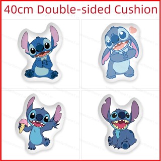 Ere1 หมอนตุ๊กตานุ่ม รูปการ์ตูน Stitch สองด้าน ของขวัญ สําหรับตกแต่งบ้าน โซฟา