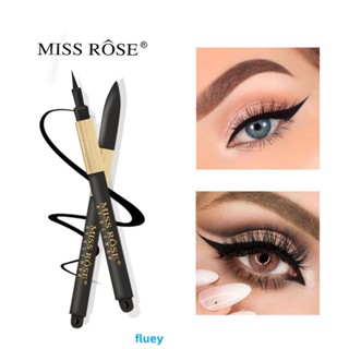 Miss ROSE ปากกาอายไลเนอร์ เนื้อแมตต์ แห้งเร็ว ติดทนนาน กันน้ํา ติดทนนาน