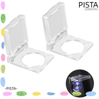 Pista ฝาครอบปุ่มกดสวิตช์โลหะ พลาสติก ป้องกันฝุ่น 16 มม. 2 ชิ้น