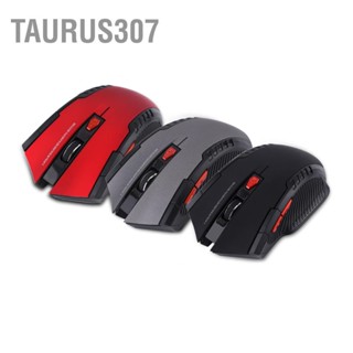 Taurus307 เมาส์เล่นเกมออปติคอลไร้สายขนาดเล็ก 2.4Ghz สำหรับแล็ปท็อปพีซี