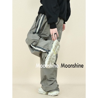 Moon  กางเกงขายาว คาร์โก้ กางเกง เชือกอเมริกันคลาสิค Cargo pants 2023 NEW AG080716 พิเศษ สวย ทันสมัย fashion A20M08F 36Z230909