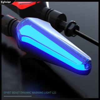 [sylviar] หลอดไฟเลี้ยว Led Gsx250 กันน้ํา สําหรับรถจักรยานยนต์ 1 คู่