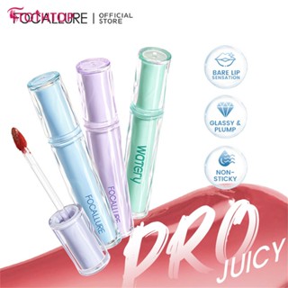 Focallure Jelly Water Light Lip Glaze ลิปกลอสให้ความชุ่มชื้น Non-stick Cup Lip Glaze Moisturizing And Lasting [TOP]