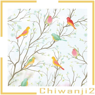 [Chiwanji2] ฟิล์มติดกระจกหน้าต่าง รูปนก ไม่มีกาว เพื่อความเป็นส่วนตัว สําหรับตกแต่งห้องครัว