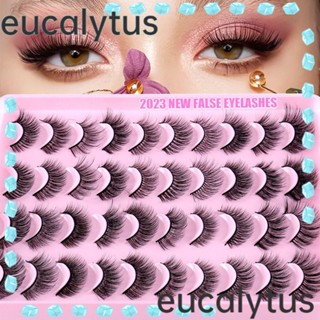 Eucalytus1 ขนตาปลอม ขนมิงค์เทียม นุ่มพิเศษ ไร้ความโหดร้าย 20 คู่