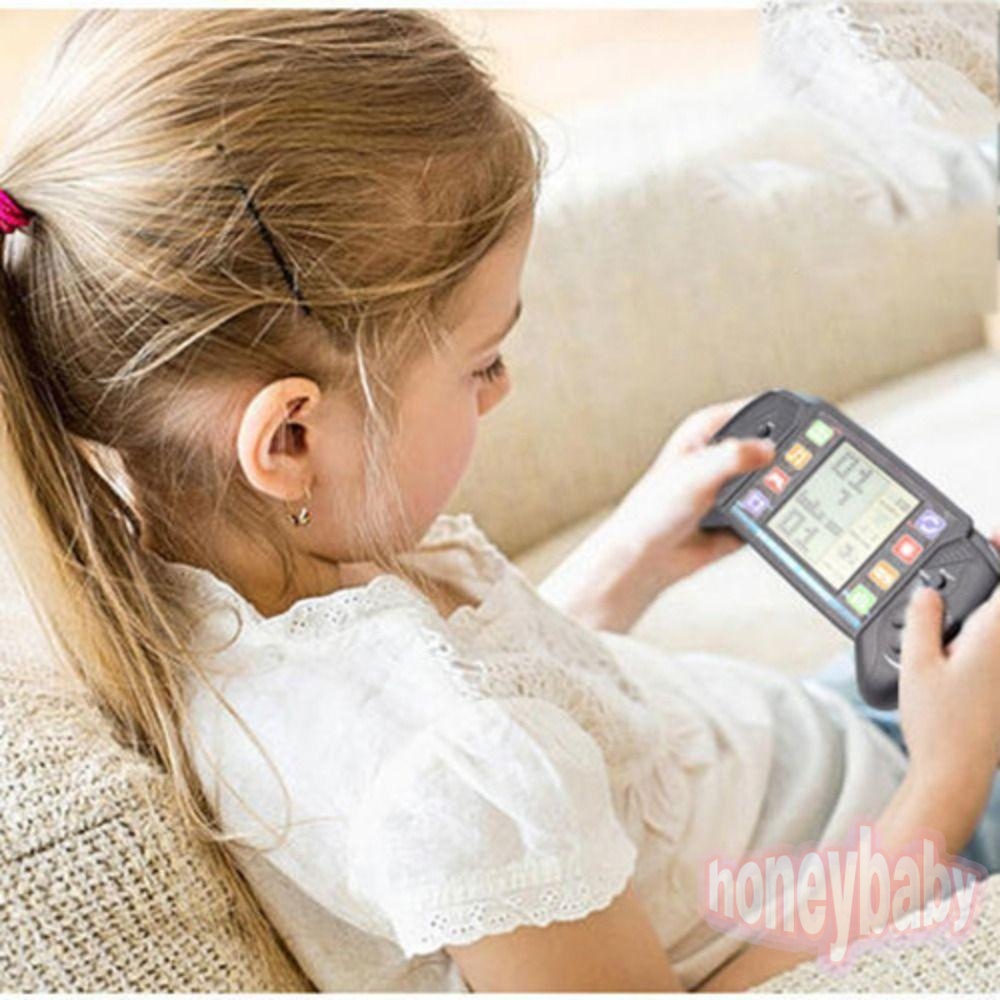 พร้อมส่ง เกมคอนโซลกดกดคละสี ของเล่นเด็ก ของเล่นใส่ถ่าน เกมกดคลาสสิก เกมพกพามือถือ Tetris Classic Game Machine