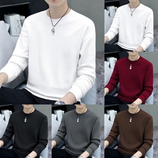 เสื้อยืดลําลอง แขนยาว โพลีเอสเตอร์ ใส่สบาย แฟชั่น 1 ชิ้น M-2XL