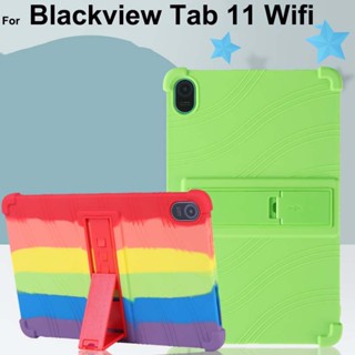 เคสโทรศัพท์มือถือ ซิลิโคนนิ่ม กันกระแทก พร้อมที่ตั้งวาง สําหรับ Blackview Tab 11 Wifi SE Tab11 Tab11Wifi Tab11SE cover