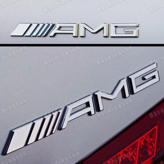 เข็มกลัดเงิน ลายตราสัญลักษณ์ AMG TRUNK C E S CL SL ML CLS SLK CLASS