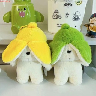 Darnell พวงกุญแจ จี้ตุ๊กตากล้วย แบบนิ่ม รูปการ์ตูนสุนัขน่ารัก