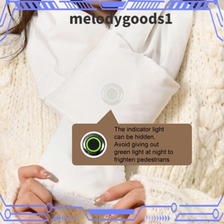 Melodygoods1 ผ้าพันคอไฟฟ้า ให้ความอบอุ่น แฟชั่นฤดูหนาว ชาร์จ USB