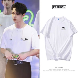 เสื้อยืดคอกลมสีขาว 12 Anniversary หวังอี้ป๋อ เฉิงเซียว S-5XL HHH