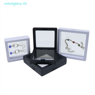 Remitglory กล่องเก็บเครื่องประดับ สร้อยคอ แบบใส สีขาว