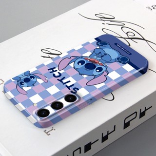 เคสโทรศัพท์มือถือ PC แข็ง ปิดด้านหลัง ลาย Stitch สไตล์เกาหลี สําหรับ Samsung Galaxy S23 Plus Ultra S22 S21 S20 FE Note9 Note 10 Plus Pro