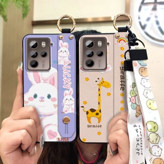 Lanyard ring Phone Case For HTC U23 Pro/U23 Cartoon Phone Holder Dirt-resistant Kickstand Anti-dust Back Cover Fashion Design