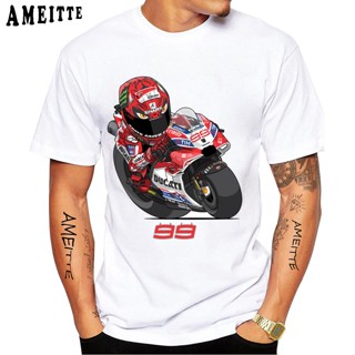 เสื้อยืดแขนสั้นลําลอง พิมพ์ลาย JORGE LORENZO 99 สไตล์ฮิปฮอป สําหรับผู้ชาย